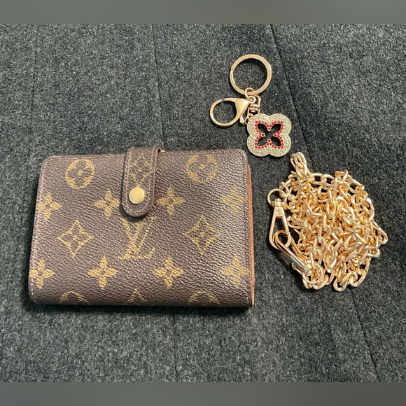 ✅AUTHENTIC LV KISSLOCK WALLET MI0938 LOUIS VUITTON - Picture 6 of 16